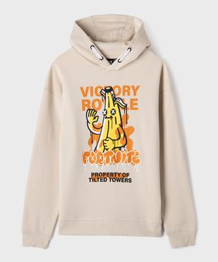 Sweat à capuche avec motif XXL garçon - Fortnite vue1 - FORTNITE - GEMO