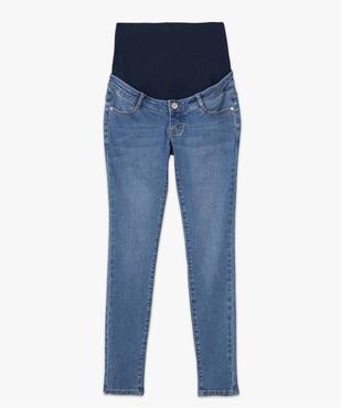 Jean de grossesse coupe Skinny avec bandeau haut vue4 - GEMO 4G MATERN - GEMO