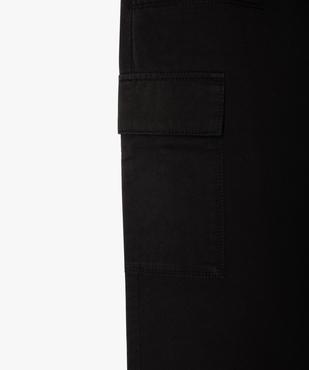 Pantalon cargo à coupe straight en toile de coton fille vue3 - GEMO (JUNIOR) - GEMO