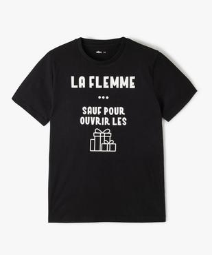 Tee-shirt garçon à manches courtes spécial Noël vue1 - GEMO (JUNIOR) - GEMO