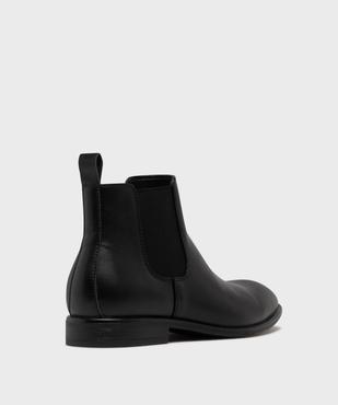 Boots Chelsea bout carré homme - Mario Baldano vue4 - MARIO BALDANO - GEMO