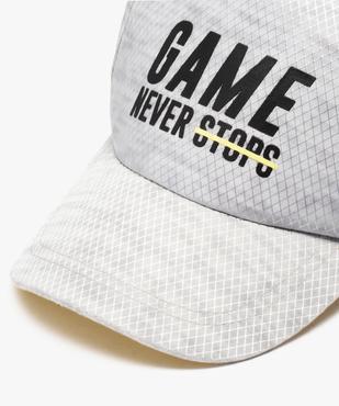 Casquette garçon en textile satiné et motif losanges ton sur ton vue2 - GEMO (ENFANT) - GEMO
