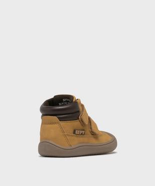 Chaussures premiers pas à scratch bébé garçon - GEPY vue4 - GEPY - GEMO