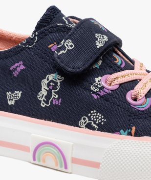 Baskets en toile imprimée avec embout gomme fille vue7 - LOVELY WINGS GEMO FOR GOOD - GEMO