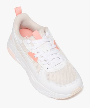 Baskets femme dessus en mesh tricolore style running - Puma vue5 - PUMA - GEMO