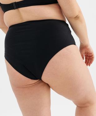 Bas de maillot de bain à broderie et détail ajouré femme grande taille vue3 - GEMO (PLAGE) - GEMO