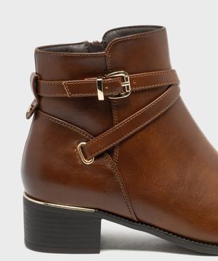 Boots zippées à petit talon femme vue6 - VALENTINA BALDA - GEMO