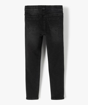 Jegging délavé avec taille ajustable fille vue8 - GEMO 4G FILLE - GEMO