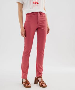 Pantalon coupe Regular taille normale femme vue1 - GEMO 4G FEMME - GEMO