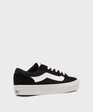 Baskets basses en cuir et textile femme - Vans vue4 - VANS - GEMO