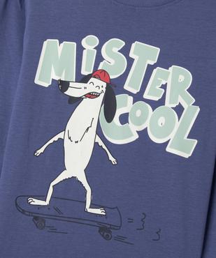 Pyjama en coton avec motifs skate garçon vue2 - GEMO 4G GARCON - GEMO