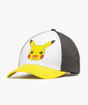 Casquette bicolore avec motif Pikachu garçon - Pokemon vue1 - POKEMON - GEMO
