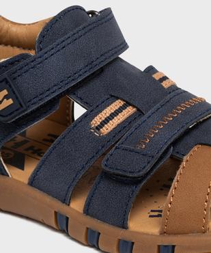 Sandales à bout fermée et scratch garçon - Hobiz vue6 - HOBIZ - GEMO