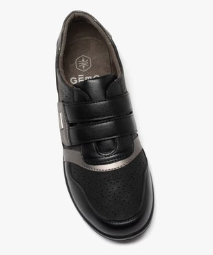 Derbies confort look sport à bride scratch femme vue6 - G'FLEX - GEMO