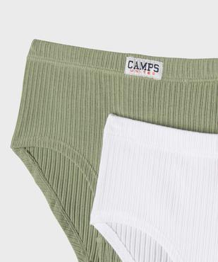 Shorty en coton stretch fille (lot de 2) - Camps United vue2 - CAMPS GEMO FOR GOOD - GEMO