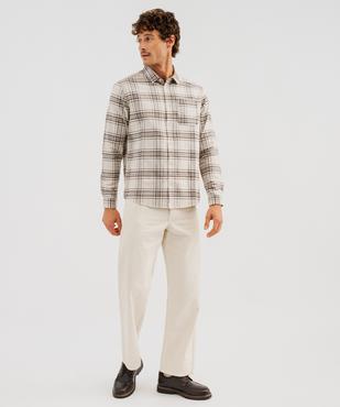 Jean straight 100% coton homme vue4 - GEMO 4G HOMME - GEMO