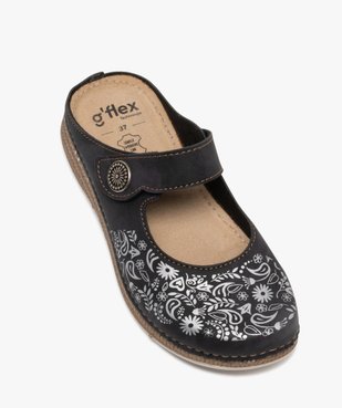 Sabot confort avec fermeture scratch femme vue5 - G'FLEX - GEMO