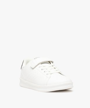 Baskets garçon à lacets et scratch – Hummel vue2 - HUMMEL - GEMO