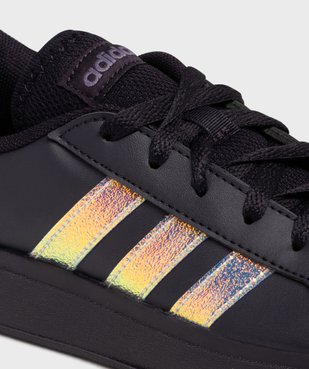 Baskets basses à bandes irisées Grand Court Base 2.0 femme - Adidas vue6 - ADIDAS - GEMO