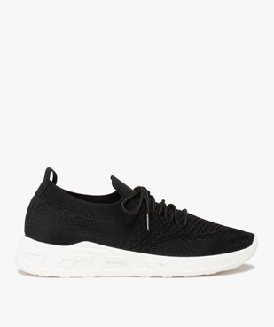 Baskets femme en maille unie avec lacets vue1 - GEMO (SPORTSWR) - GEMO