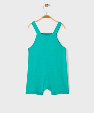 Salopette courte bébé garçon en jersey de coton vue5 - GEMO 4G BEBE - GEMO