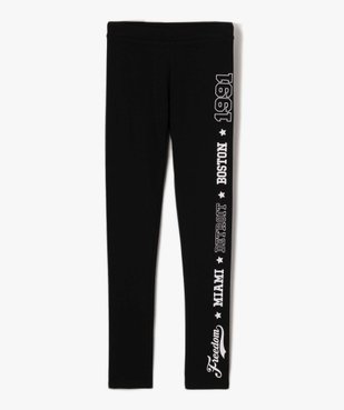 Leggings fille avec inscription sur une jambe vue2 - GEMO (JUNIOR) - GEMO