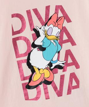 Tee-shirt fille avec motif XXL pailleté – Disney vue2 - DISNEY DTR - GEMO
