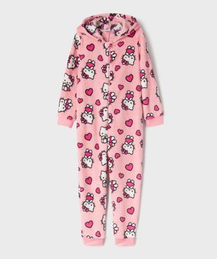 Combinaison pyjama douillette à motifs chats fille - Hello Kitty vue1 - HELLO KITTY - GEMO