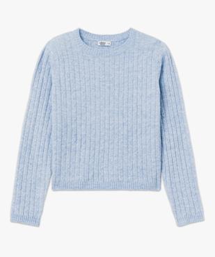 Pull torsadé à col rond femme vue4 - GEMO 4G FEMME - GEMO