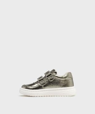 Baskets basses brillantes à scratch fille vue3 - LOVELY WINGS GEMO FOR GOOD - GEMO