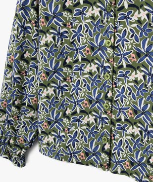 Chemise fleurie à dos smocké fille - LuluCastagnette vue6 - LULUCASTAGNETTE - GEMO