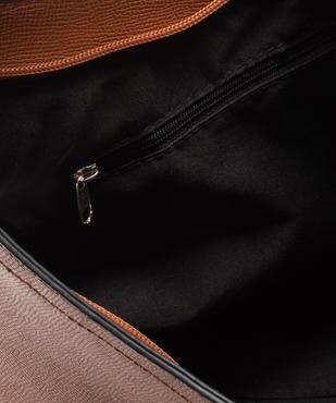 Sac à main femme forme seau grand format vue3 - GEMO (ACCESS) - GEMO