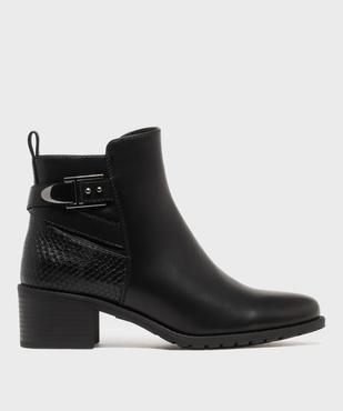 Boots à talon avec brides fantaisie sur la tige femme - Valentina Baldano vue1 - VALENTINA BALDA - GEMO