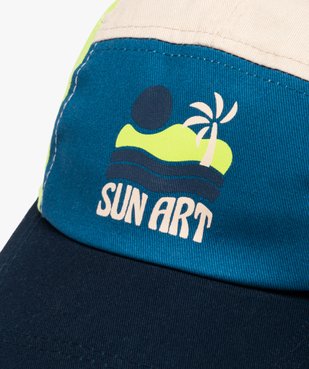 Casquette multicolore avec motif estival garçon vue2 - GEMO (ENFANT) - GEMO