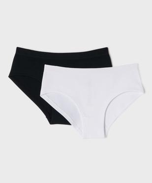 Shorty en maille côtelée extensible fille (lot de 2) vue1 - GEMO 4G FILLE - GEMO
