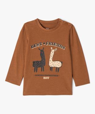 Tee-shirt bébé garçon à manches longues (lot de 3) vue2 - GEMO(BEBE DEBT) - GEMO
