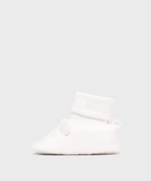 Chaussons de naissance avec détails en relief bébé fille vue3 - LITTLE LOVE - GEMO