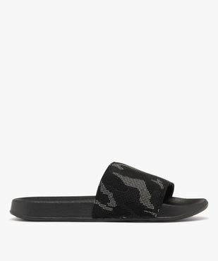 Mules de piscine à motif camouflage homme vue1 - GEMO (PLAGE) - GEMO