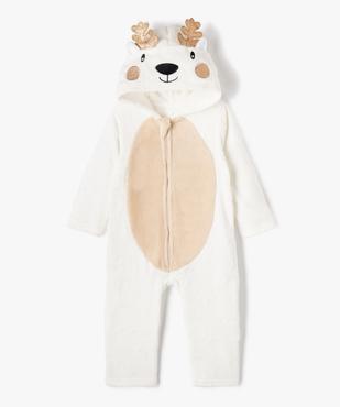 Surpyjama chaud et doux à capuche motif animal idéal Noël bébé vue2 - GEMO(BEBE DEBT) - GEMO