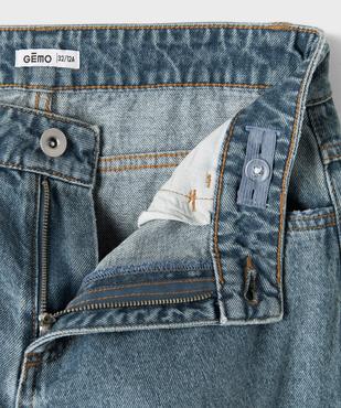 Jean loose avec taille ajustable fille vue2 - GEMO (JUNIOR) - GEMO