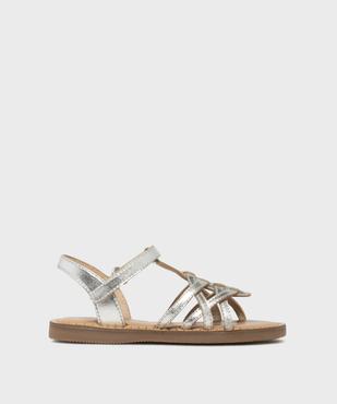 Sandales en cuir brillant multibrides fille - Lovely Wings vue1 - LOVELY WINGS GEMO FOR GOOD - GEMO