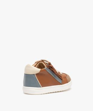 Baskets bébé garçon mid-cut dessus cuir – NA! vue4 - NA! - GEMO
