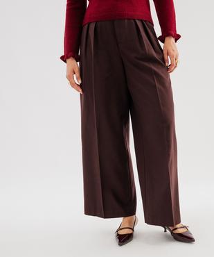 Pantalon ample à pinces femme vue1 - GEMO(FEMME PAP) - GEMO