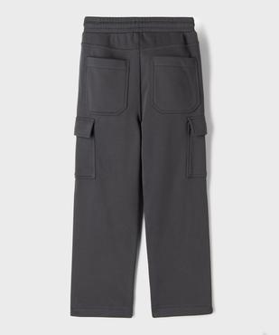 Pantalon de jogging avec intérieur chaud garçon vue4 - GEMO (JUNIOR) - GEMO