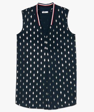 Débardeur femme à motifs et col V sportswear vue4 - GEMO(FEMME PAP) - GEMO