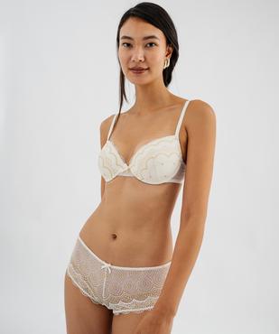 Soutien-gorge corbeille en dentelle à armatures vue6 - GEMO(HOMWR FEM) - GEMO