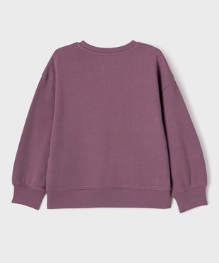 Sweat uni avec intérieur bouclette garçon vue3 - GEMO (ENFANT) - GEMO