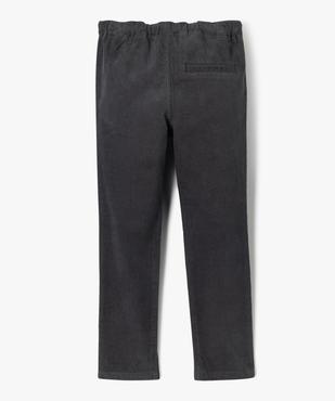 Pantalon velours côtelé droit garçon vue4 - GEMO (ENFANT) - GEMO