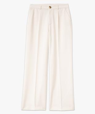 Pantalon large en toile femme vue4 - GEMO(FEMME PAP) - GEMO