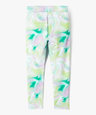 Leggings long à motifs fleuris effet tie and dye fille vue3 - GEMO (ENFANT) - GEMO